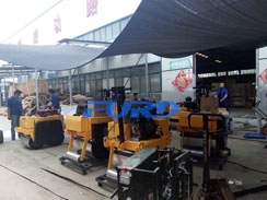 福瑞得微動態(tài)--手扶雙輪壓路機，手推式井蓋切割機，手扶抹光機等包裝發(fā)貨